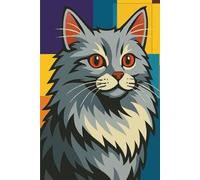 British Longhair Cat Notebook: Cartoon Journal, Diary, Writing Pad: A graceful gift for Kids, Cat Lovers, British Longhair Fans, Animal Enthusiasts, Family, Friends, Loved Ones & Creative Spirits