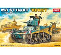 British M3 Stuart Honey 2 Tank 1 :3 5 Plástico Modelo Kit Academy