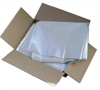 British Made 240L Polythene Clear Heavy Duty Wheeled/Wheelie Refuse Bag/ENSA Compactor Sack/Heavyweight 240 Litros Clear Plastic Basura Bag Sterling bargains (50)