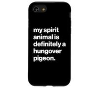 British My Spirit Animal Is Definitely A Hungover Pigeon Carcasa para iPhone SE (2020) / 7/8