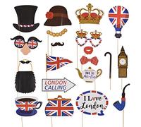 British National Holiday Party Platinum Jubilee Photo Props UK Flag Patriotic Party Supplies for Photography