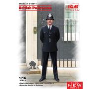 British Policeman (Bobby ) (100% New Moldes) 1:16 Plástico Modelo Kit Icm