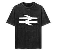 British Rail As Worn by Damon Albarn T-Shirt Black Mens tee Unisex Shirt XL
