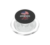 British Roots American Grown British Roots Britain UK PopSockets PopGrip para MagSafe