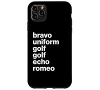 British Slang Phonetic Alphabet Bugger Carcasa para iPhone 11 Pro MAX
