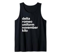 British Slang Phonetic Alphabet Drunk Camiseta sin Mangas