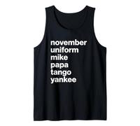 British Slang Phonetic Alphabet Numpty Camiseta sin Mangas