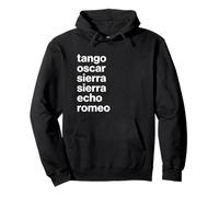British Slang Phonetic Alphabet Tosser Sudadera con Capucha