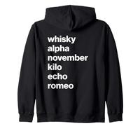 British Slang Phonetic Alphabet Wanker Sudadera con Capucha