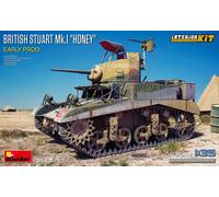 British Stuart Mk.i Honey Early Prod. Tank Interior Kit 1 :3 5 Plástico Modelo