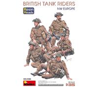 British Tank Riders ( NW Europa). Resina Heads Figura 1 :3 5 Plástico Modelo Kit