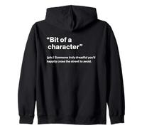 British Translation: bit of a Character Sudadera con Capucha