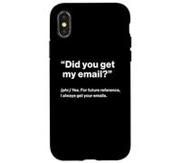 British Translation: Did You Get My Email? Carcasa para iPhone X/XS