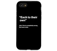 British Translation: Each To Their Own” Carcasa para iPhone SE (2020) / 7/8