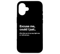 British Translation: Excuse Me, Could i Just... Carcasa para iPhone 16