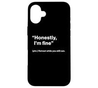British Translation: Honestly, I'm Fine” Carcasa para iPhone 16 Plus