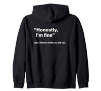 British Translation: Honestly, I'm Fine” Sudadera con Capucha