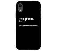 British Translation: No Offence, But.. Carcasa para iPhone XR