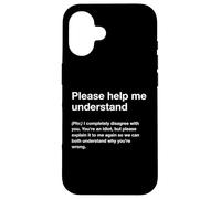 British Translation: Please Help Me Understand Carcasa para iPhone 16