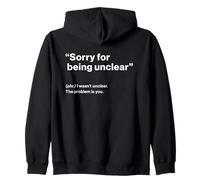 British Translation: Sorry For Being Unclear Sudadera con Capucha