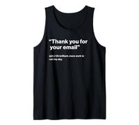 British Translation: Thank You For Your Email Camiseta sin Mangas