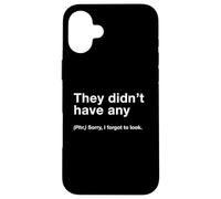 British Translation: They Didn't Have Any Carcasa para iPhone 16 Plus