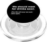 British Translation: We Should Meet For Drinks Soon PopSockets PopGrip para MagSafe