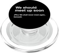 British Translation: We Should Meet Up Soon PopSockets PopGrip para MagSafe
