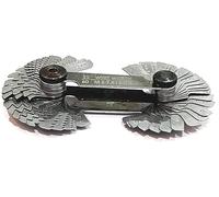 British Whitworth BSW y tornillos métricos, medidores de paso de rosca, calibre de 51 cuchillas