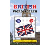 British Word Search Puzzle Book: Word searches with easy to read print about Britain, British, United Kingdom and more │ 6x9 inches, 110 pages │ 50+ ... and free times (JC Northern Publishing)