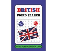 British Word Search Puzzle Book: Word searches with easy to read print about Britain, British, United Kingdom and more │ 6x9 inches, 110 pages │ 50+ ... gift for vacations, holidays, and free times
