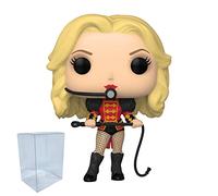 Britney Spears - Circus Funko Pop con protector - Incluye Rocks: Britney Spears - Circus Pop #262 con funda protectora de plástico azul Salamandra Emporium