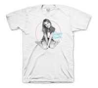 Britney Spears 'Classic Circle' (Blanco) Camiseta - ¡NUEVO Y OFICIAL
