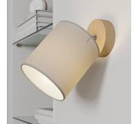 BRITOP Foco de pared Corralee, gris, 1 luz