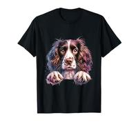 Brittany English Springer Spaniel Cocker Spaniels Cara de Perro Camiseta
