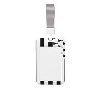 Brittany - Funda para tarjetas de identificación de plástico duro con diseño de bandera de Francia, protector de etiqueta de nombre para enfermeras y oficina