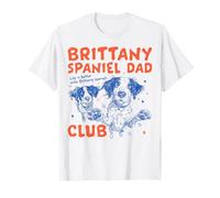 Brittany Spaniel Dad Club Dog Dad Hombre Día del Padre Camiseta