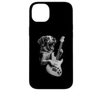 Brittany Spaniel Tocando Guitarra Rock Música Amante de los Carcasa para iPhone 14 Plus