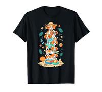 Brittany Spaniel Vacaciones de Verano Playa Niños Mujeres Hombres Camiseta