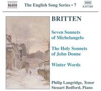 Britten, B. - Sept Sonnets De Michelangelo