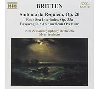 Britten: Sinfonia da Requiem; Four Sea Interludes; Passacaglia by New Zealand Symphony Orchestra (1995-04-07)