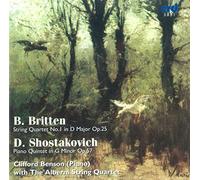 Britten : String Quartet No. 1, Chostakovitch : Piano Quintet