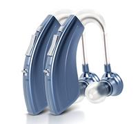 Britzgo Amplificatore di Suono: 500 Ore di Autonomia, Design per Anziani, Audio Chiaro e a Basso Rumore (2, Blu)