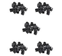 BRIUERG 100 conectores RJ45 8P8C de red de Internet para computadora, PCB, color negro