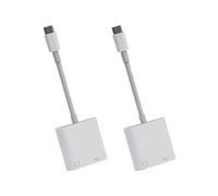 BRIUERG 2 adaptadores Ethernet OTG tipo C USB C a RJ45 Ethernet LAN, convertidor de red con cable de 100 Mbs para teléfono móvil tipo C Tablet