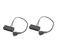 BRIUERG 2 cables hembra ATX PSU de 24 pines para interruptor de encendido y apagado, 18 AWG, 30 cm