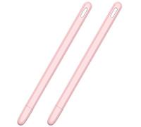 BRIUERG 2 fundas protectoras para tablet de silicona suave, lápiz capacitivo, color rosa