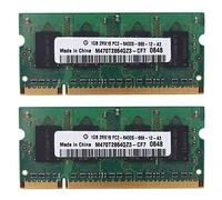 BRIUERG 2 memorias RAM DDR2 de 1 GB para portátil 2RX16 800 MHz PC2-6400S 200 pines SODIMM