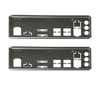 BRIUERG 2 placas traseras I/O para B250C B75 12USB B75 8USB Placa base de minería IO Baffle Chasis Soporte