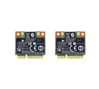 BRIUERG 2 tarjetas WiFi AR9565 QCWB335 Mini PCIE Bluetooth 4.0 150Mbps 2.4G para sistema Linux XP Win7 Win8